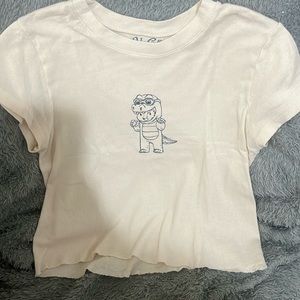 Dinosaur baby tee